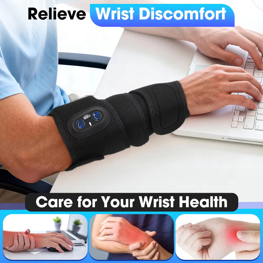 Cordless Heating Therapy Wrap with Digital Display – Extra-Long Heat Strap for Leg, Arm & Ankle