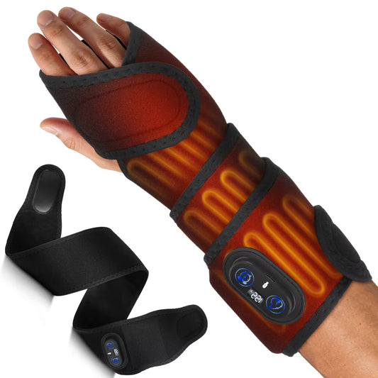 Cordless Heating Therapy Wrap with Digital Display – Extra-Long Heat Strap for Leg, Arm & Ankle