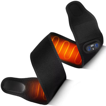 Cordless Heating Therapy Wrap with Digital Display – Extra-Long Heat Strap for Leg, Arm & Ankle