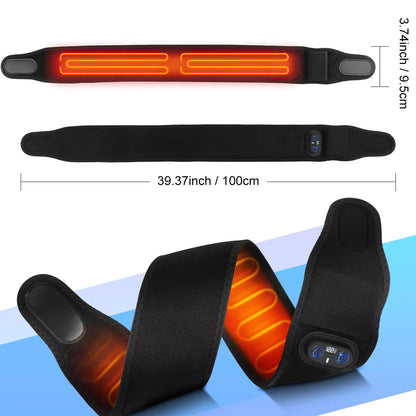 Cordless Heating Therapy Wrap with Digital Display – Extra-Long Heat Strap for Leg, Arm & Ankle